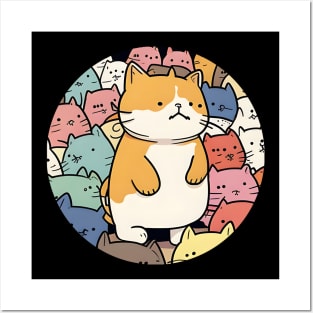 Different Cat - Fat But Cute Fat But Beautiful Cat Proud Posters and Art